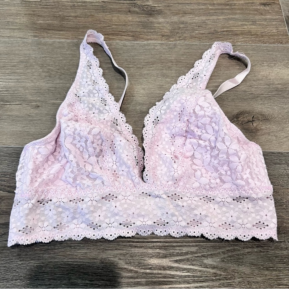 Wacoal Halo Lace Wire Free Bralette, Adjustable Straps, Size 36